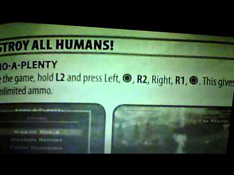 destroy all humans 2 cheat codes ps2